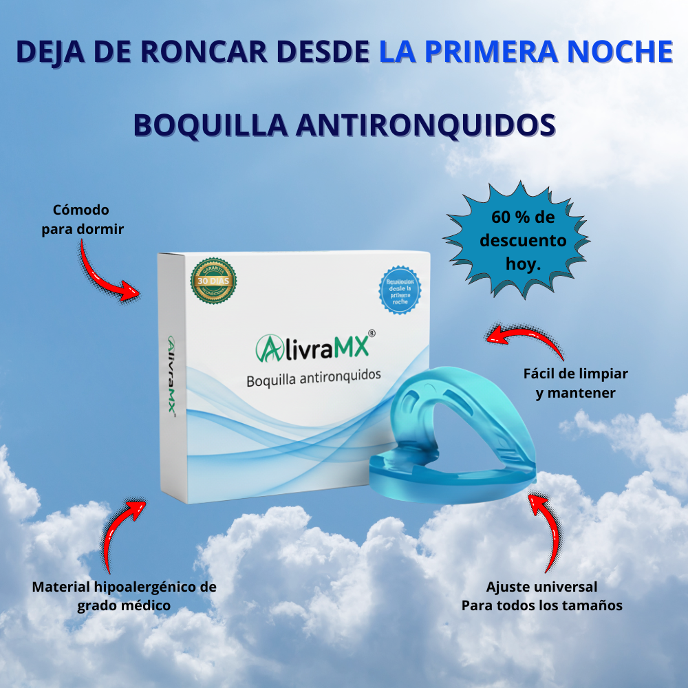 Boquilla antironquidos AlivraMX™