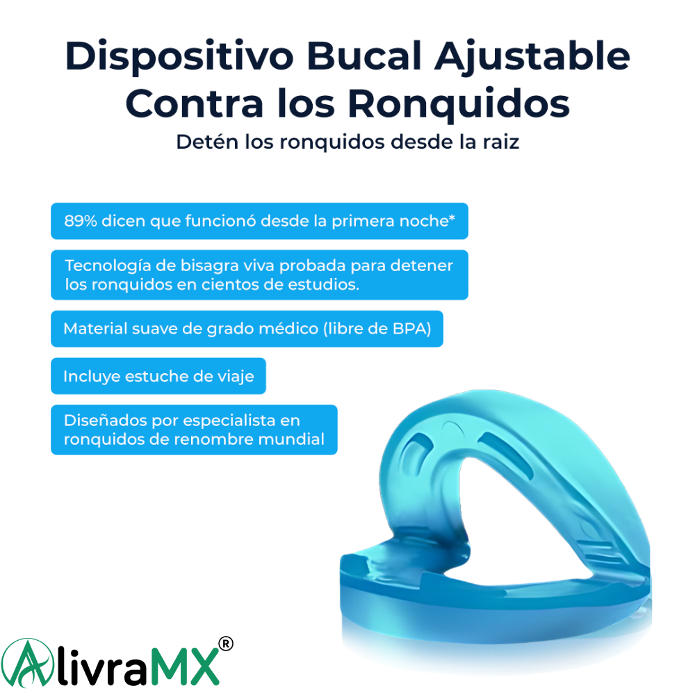Boquilla antironquidos AlivraMX™