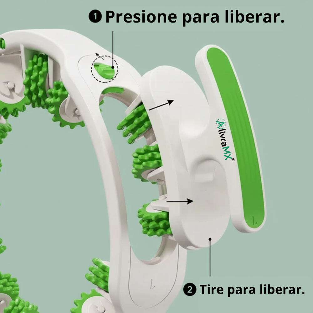 Rodillo de masaje anticelulítico, tejidos profundos - AlivraMX™