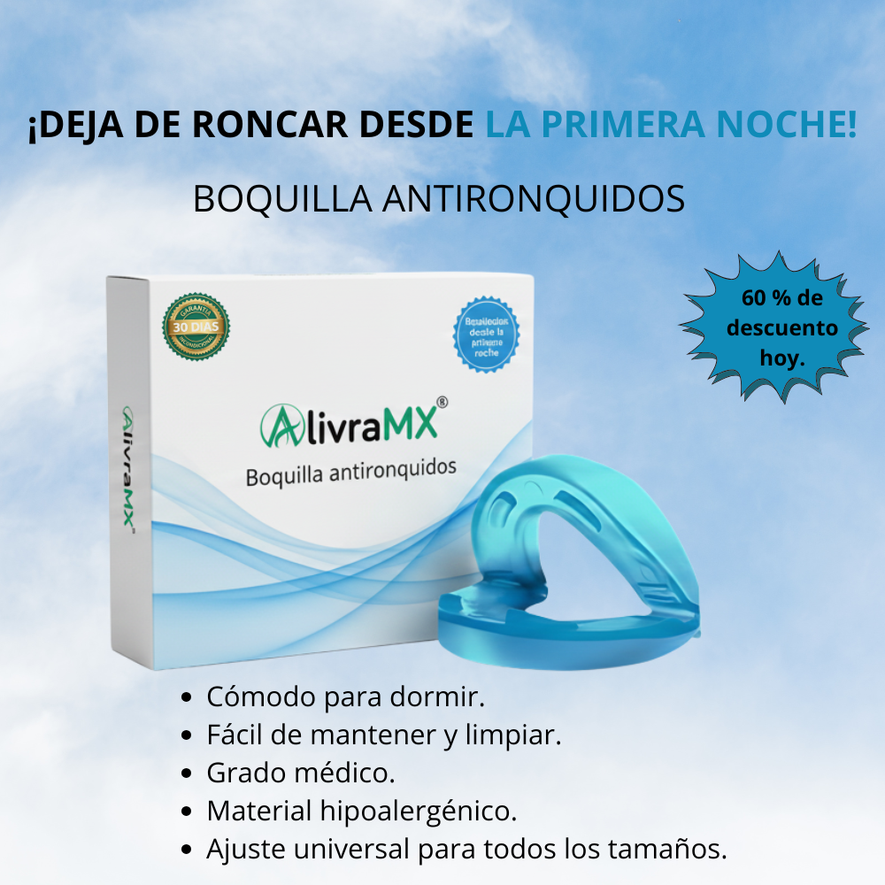 Boquilla antironquidos AlivraMX™
