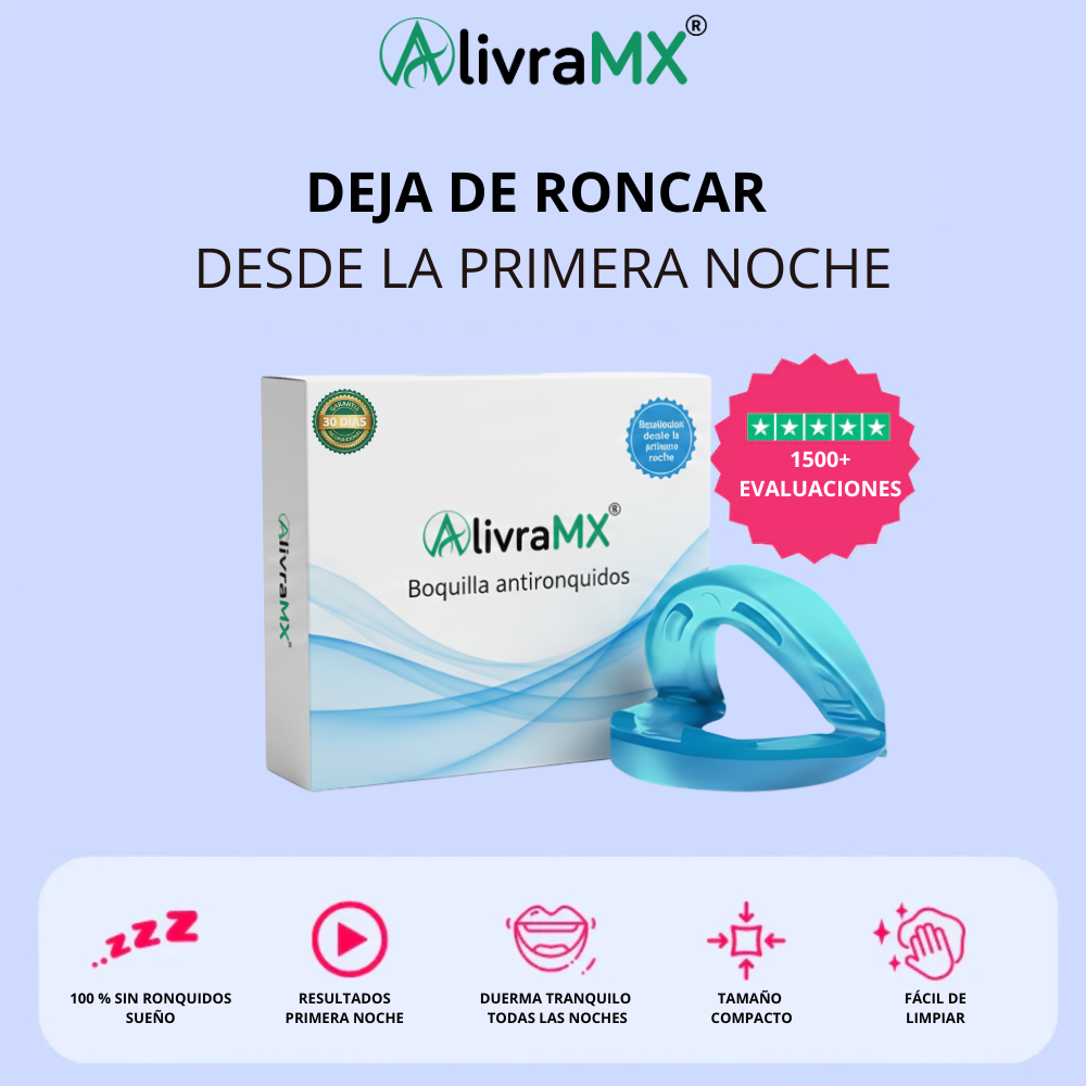 Boquilla antironquidos AlivraMX™