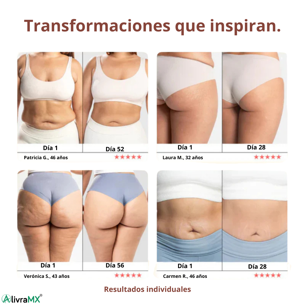 Rodillo de masaje anticelulítico, tejidos profundos - AlivraMX™