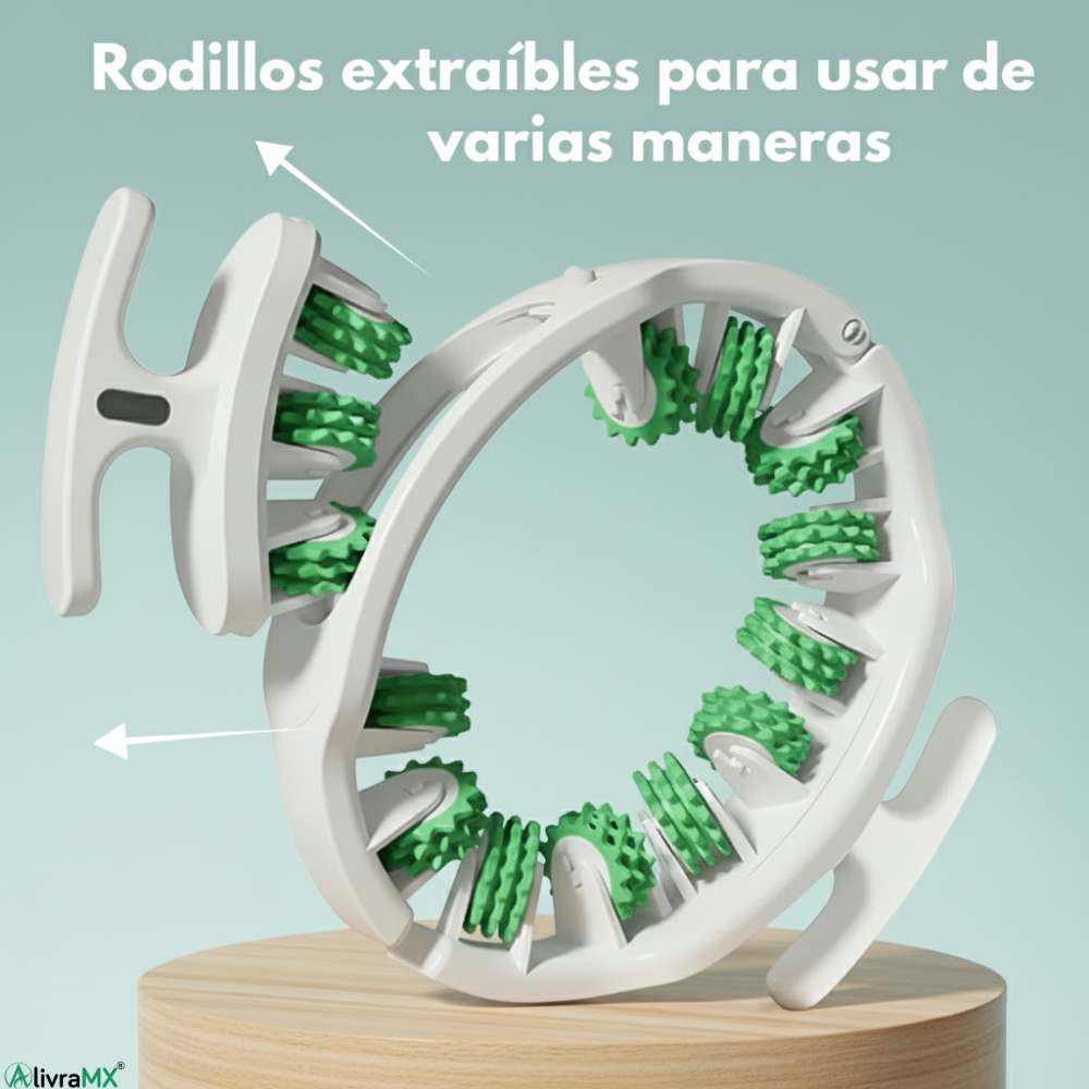 Rodillo de masaje anticelulítico, tejidos profundos - AlivraMX™